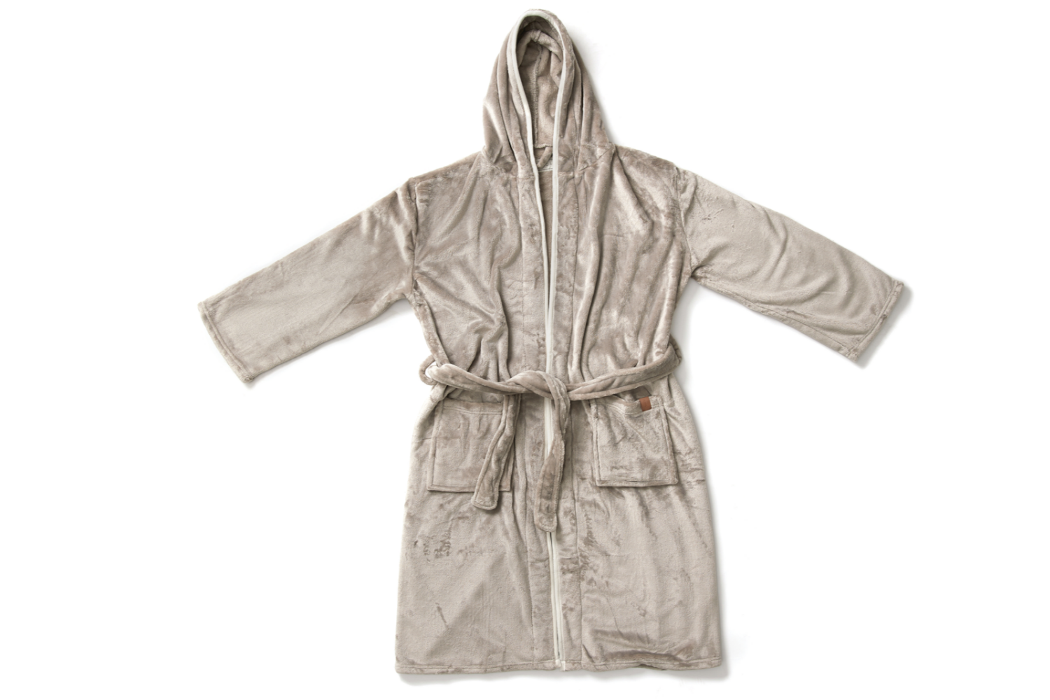 Engraved PU leather badge — chest left