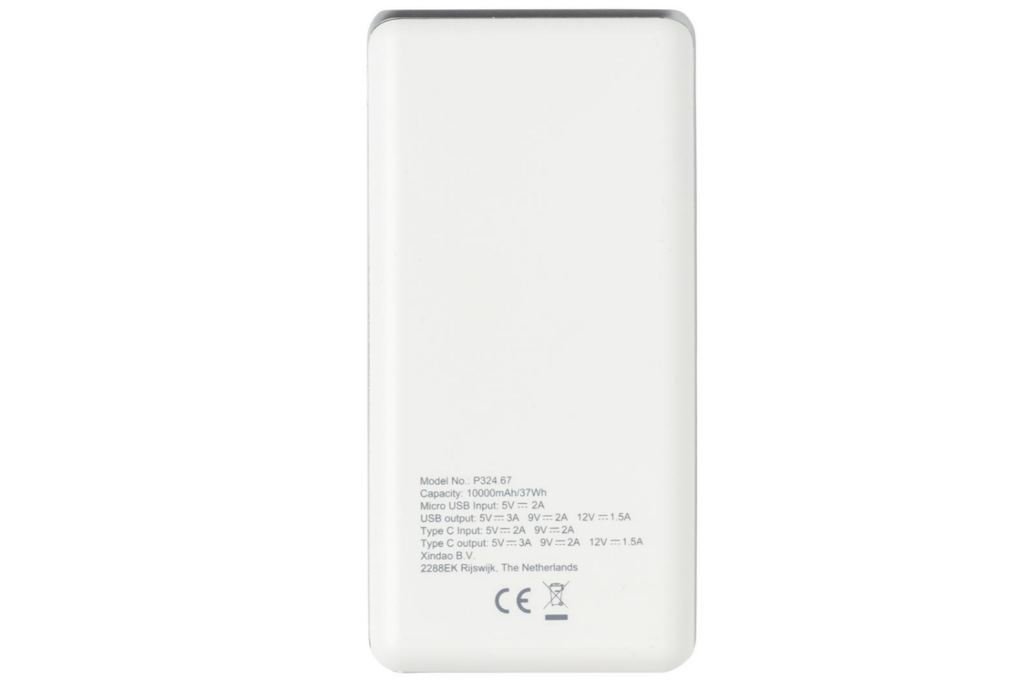 Digital Print — item back