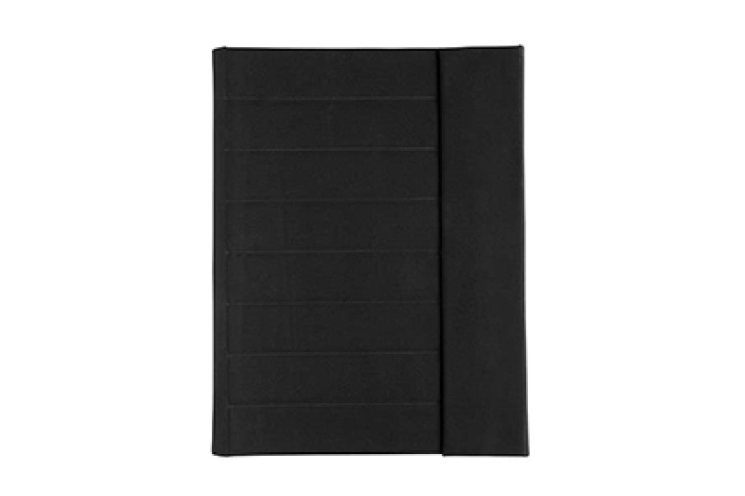 PU label Baltimore black — item front down