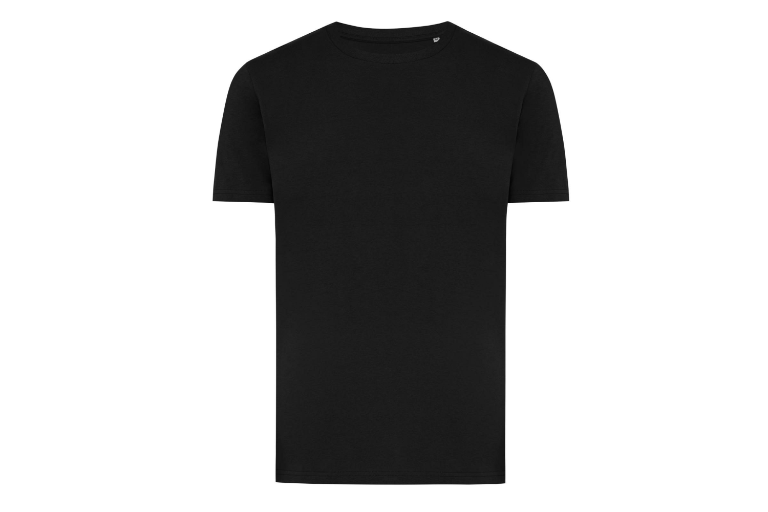 Printed patch with embroidery outline — chest left