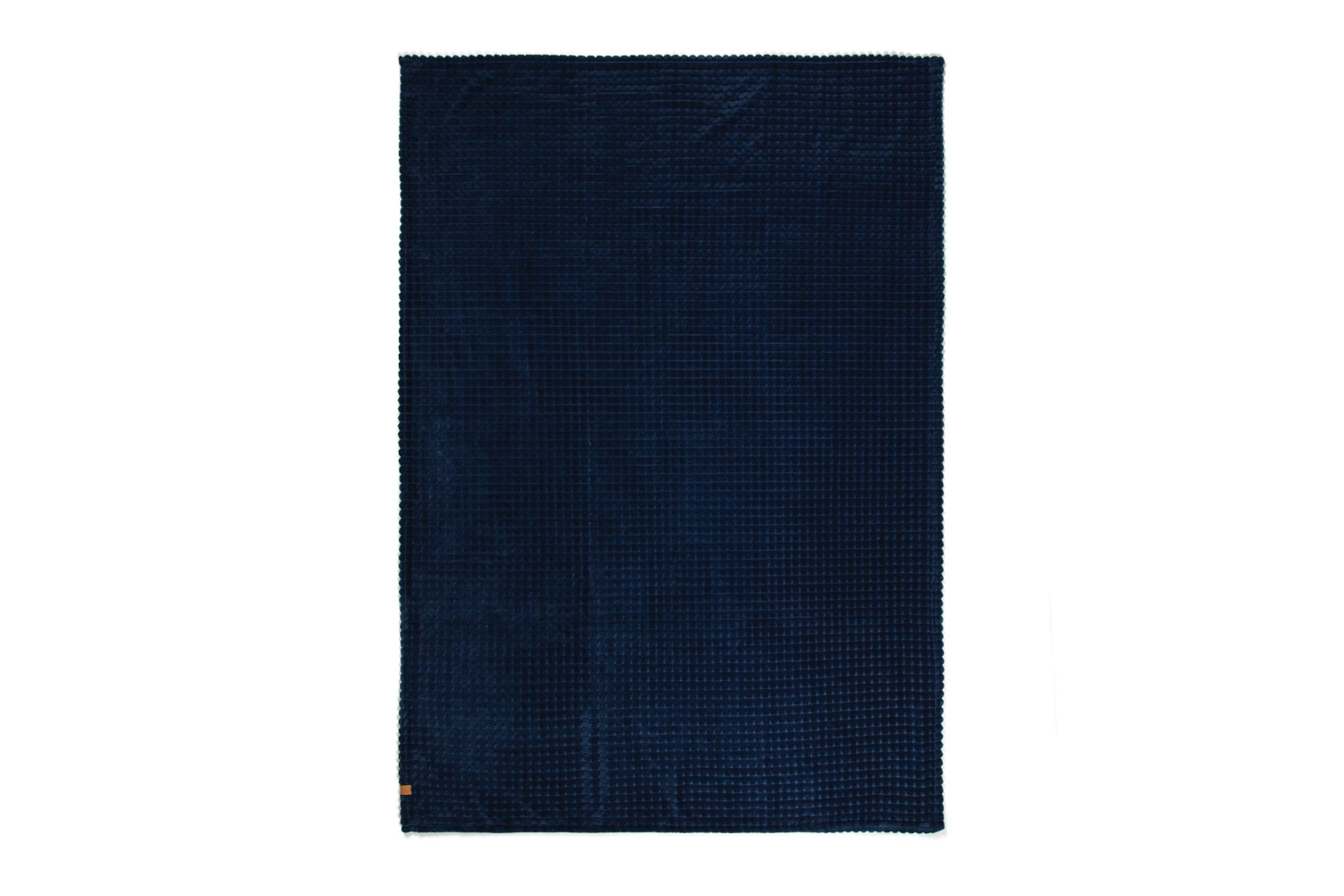 Engraved PU leather badge — blanket