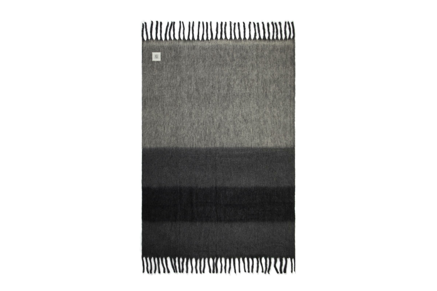 Engraved PU leather badge — blanket