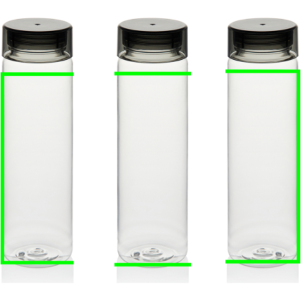Botella de agua personalizada VINGA Cott de RPET GRS - Tazas y botellas - Regalo Promocional Personalizado - Tecnica Stampa digital 360° - Zona artículo