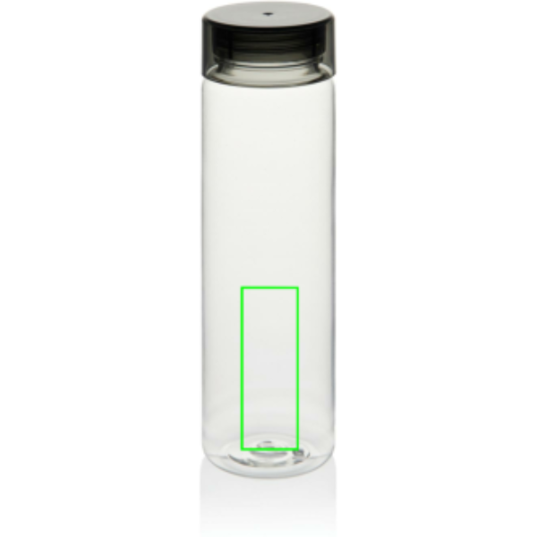 Botella de agua personalizada VINGA Cott de RPET GRS - Tazas y botellas - Regalo Promocional Personalizado - Tecnica Tampografía - Zona parte trasera y baja del artículo