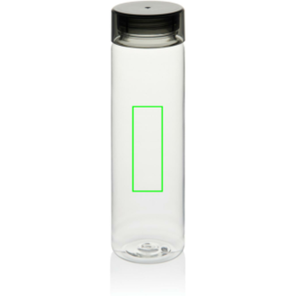 Botella de agua personalizada VINGA Cott de RPET GRS - Tazas y botellas - Regalo Promocional Personalizado - Tecnica Tampografía - Zona parte trasera en medio