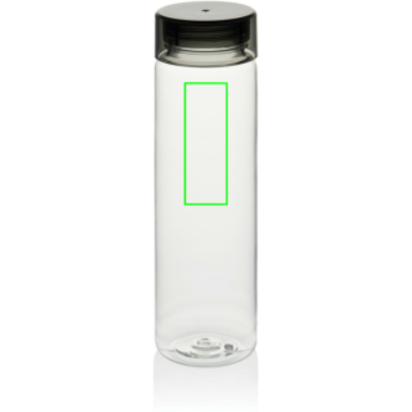 Botella de agua personalizada VINGA Cott de RPET GRS - Tazas y botellas - Regalo Promocional Personalizado - Tecnica Tampografía - Zona parte trasera y alta del artículo