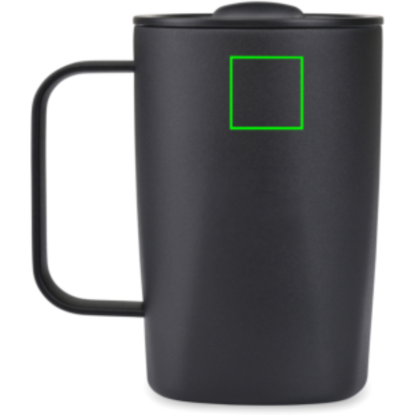 parte trasera y alta del artículo