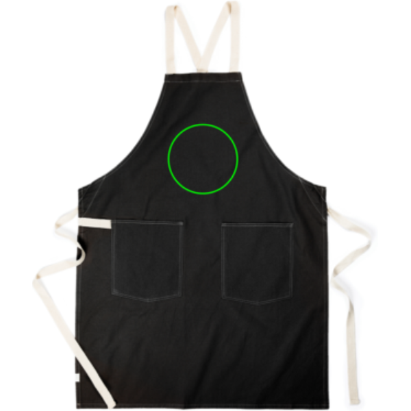 parte frontal/alta del artículo