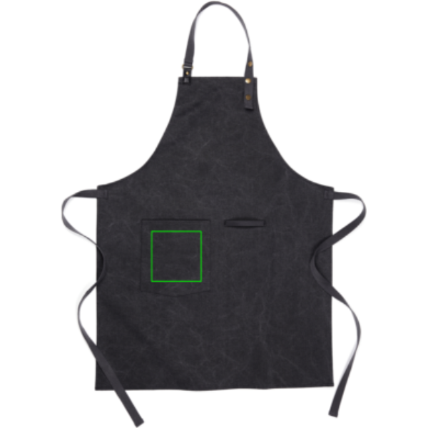 Delantal personalizado VINGA Tome de lona reciclada GRS - Hogar - Regalo Promocional Personalizado - Tecnica Transferencia digital - Zona bolsillo
