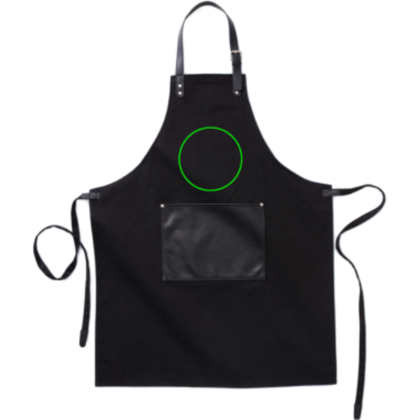 Delantal personalizado VINGA Casbas de lona de algodón - Hogar - Regalo Promocional Personalizado - Tecnica Bordado - Zona parte frontal/alta del artículo
