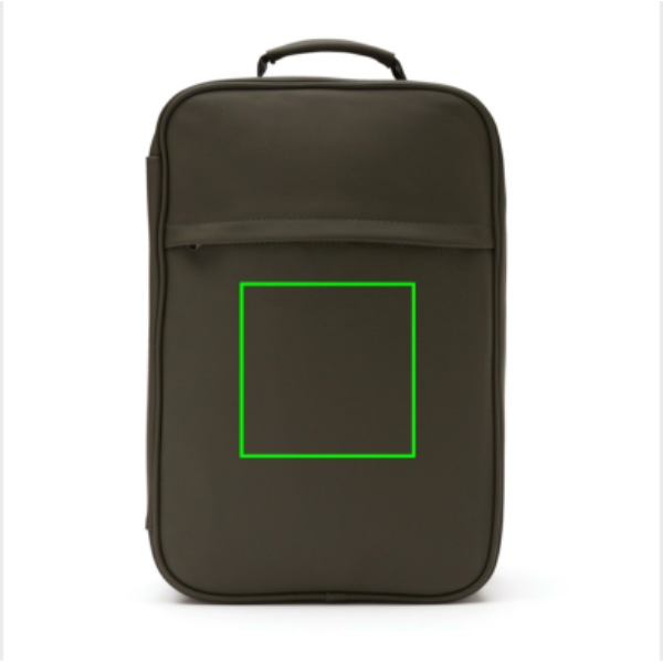 Mochila de viaje Baltimore - Regalos Premium - Regalo Promocional Personalizado - Tecnica Transferencia digital - Zona parte frontal y baja del artículo