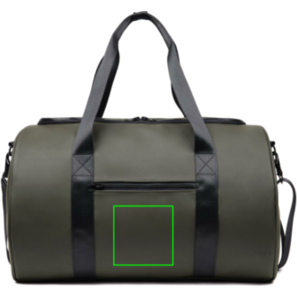 Bolsa deportiva personalizada VINGA Baltimore de PU nobuk - Regalos Premium - Regalo Promocional Personalizado - Tecnica Transferencia digital - Zona parte frontal del artículo