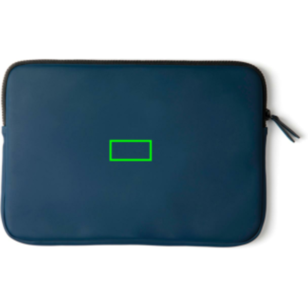Maletín para portátil 15-17 pulgadas personalizado VINGA Baltimore - Regalos Premium - Regalo Promocional Personalizado - Tecnica Etiqueta PU Baltimore azul marino - Zona parte frontal del artículo