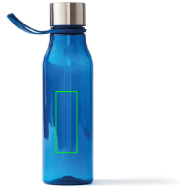 Botella de tritán personalizada VINGA Lean libre de BPA con lazo - Tazas y botellas - Regalo Promocional Personalizado - Tecnica Tampografía - Zona parte trasera en medio