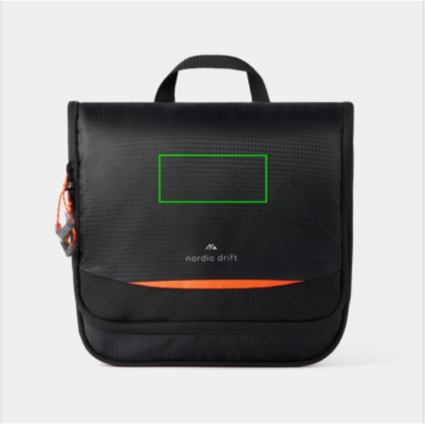 Neceser Nordic Drift Trail RCS de 3L - Neceseres personalizados - Mochilas corporativas personalizadas - Tecnica Transferencia digital - Zona parte frontal del artículo
