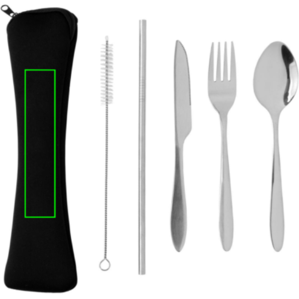 parte frontal de la funda