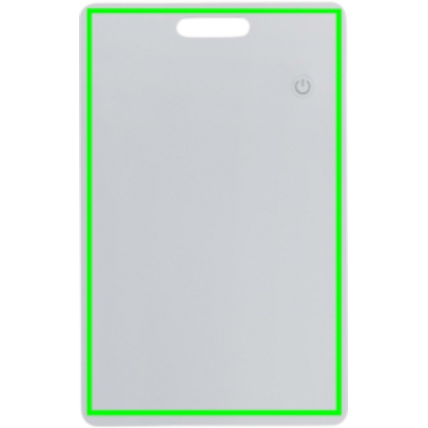 parte frontal del artículo