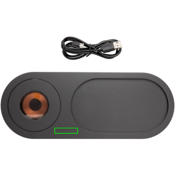 parte frontal y baja del artículo