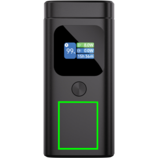 parte frontal y baja del artículo