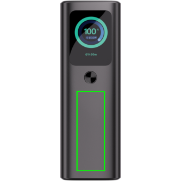 parte frontal y baja del artículo