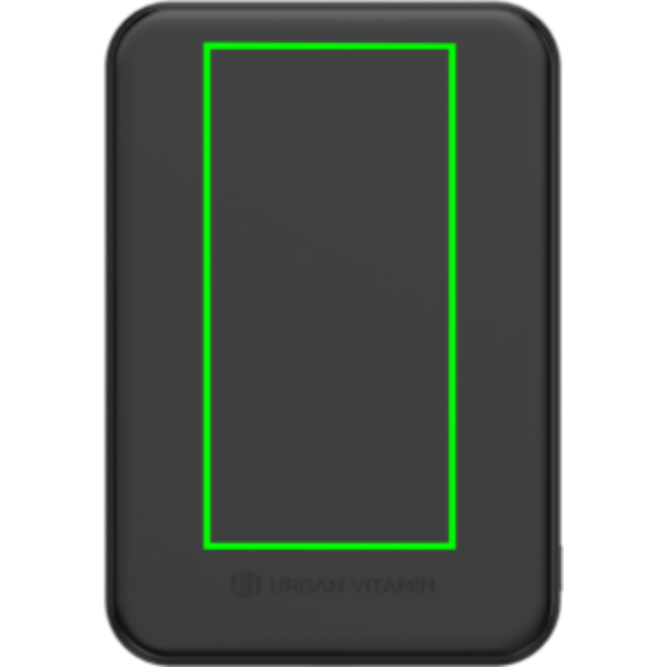 Powerbank magnética Urban Vitamin Pomona 5000 mAh Qi2.2 25W - Viaje - Mochilas corporativas personalizadas - Tecnica Tampografía - Zona parte trasera