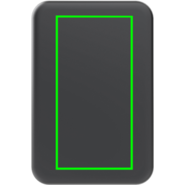 Powerbank magnética Quantum RCS 10.000mAh 25W - Viaje - Mochilas corporativas personalizadas - Tecnica Tampografía - Zona parte trasera