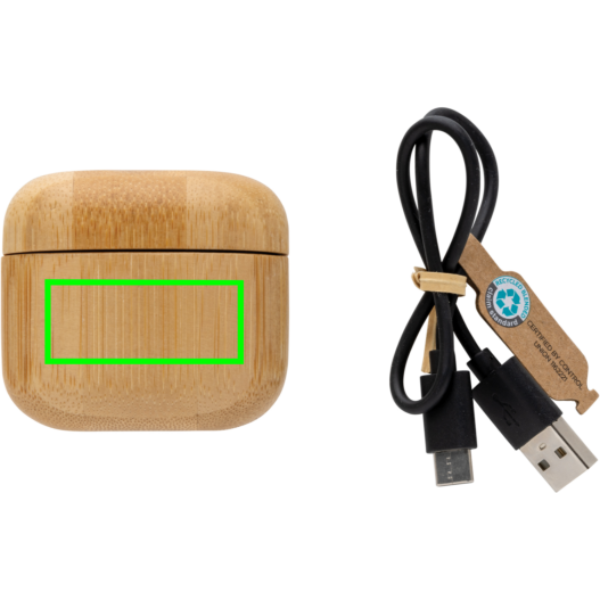 parte frontal del artículo