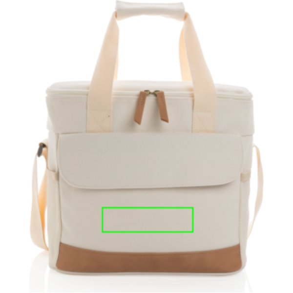 Nevera de lona Impact AWARE™ 16 oz. - Viaje - Mochilas corporativas personalizadas - Tecnica Transferencia digital - Zona parte frontal del artículo