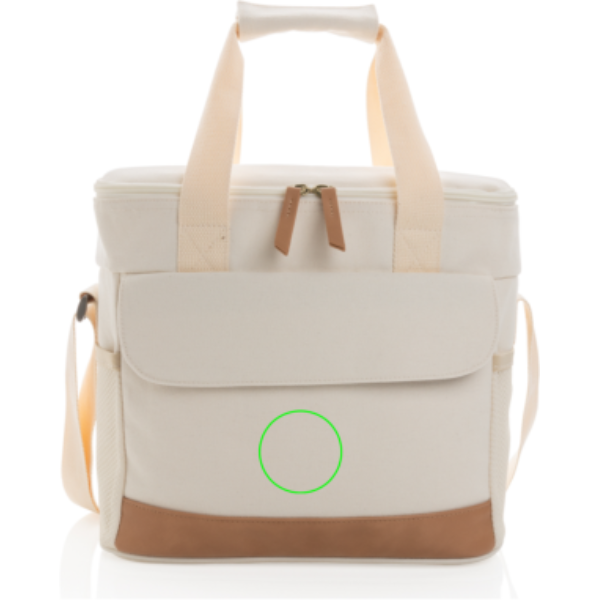 Nevera de lona Impact AWARE™ 16 oz. - Viaje - Mochilas corporativas personalizadas - Tecnica Bordado - Zona parte frontal del artículo