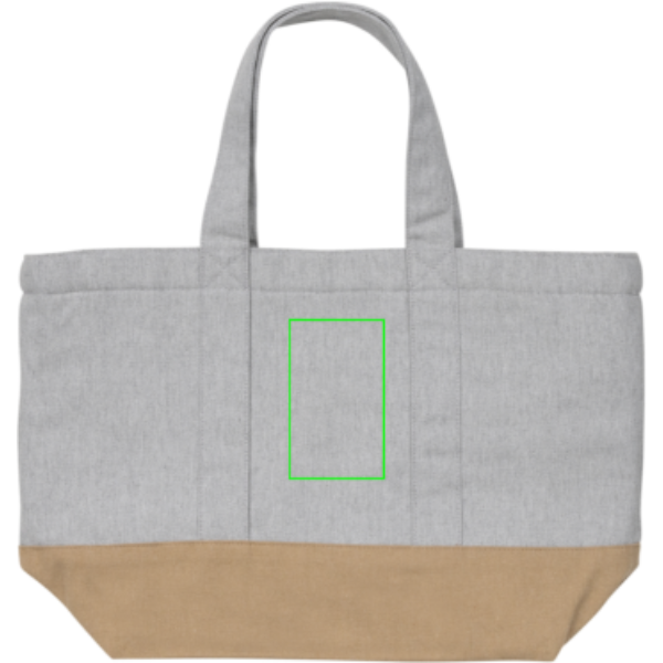 Nevera de lona Impact Aware™ de 285 g/m² sin teñir - Viaje - Mochilas corporativas personalizadas - Tecnica Transferencia digital - Zona parte trasera en medio