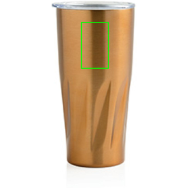 parte trasera y alta del artículo