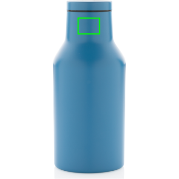 Botella compacta de acero reciclado RCS personalizada 300ml - Tazas y botellas - Regalo Promocional Personalizado - Tecnica Grabado a láser - Zona parte frontal/alta del artículo