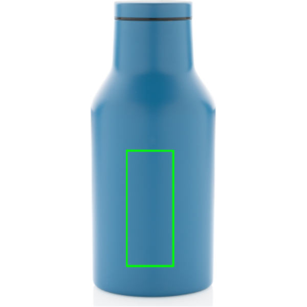 Botella compacta de acero reciclado RCS personalizada 300ml - Tazas y botellas - Regalo Promocional Personalizado - Tecnica Tampografía - Zona parte trasera y baja del artículo