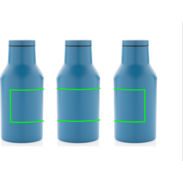 Botella compacta de acero reciclado RCS personalizada 300ml - Tazas y botellas - Regalo Promocional Personalizado - Tecnica Serigrafía 360 - Zona artículo