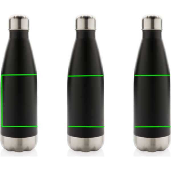 Botella de acero inoxidable personalizada aislada al vacío elegante 500ml - Tazas y botellas - Regalo Promocional Personalizado - Tecnica Stampa digital 360° - Zona artículo