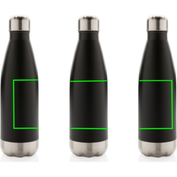 Botella de acero inoxidable personalizada aislada al vacío elegante 500ml - Tazas y botellas - Regalo Promocional Personalizado - Tecnica Serigrafía 360 - Zona artículo