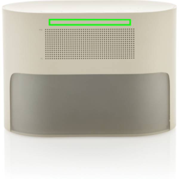 parte frontal del artículo