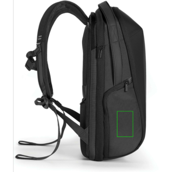 Mochila Bizz - Mochilas personalizadas - Mochilas corporativas personalizadas - Tecnica Transferencia digital - Zona lado izquierdo del artículo