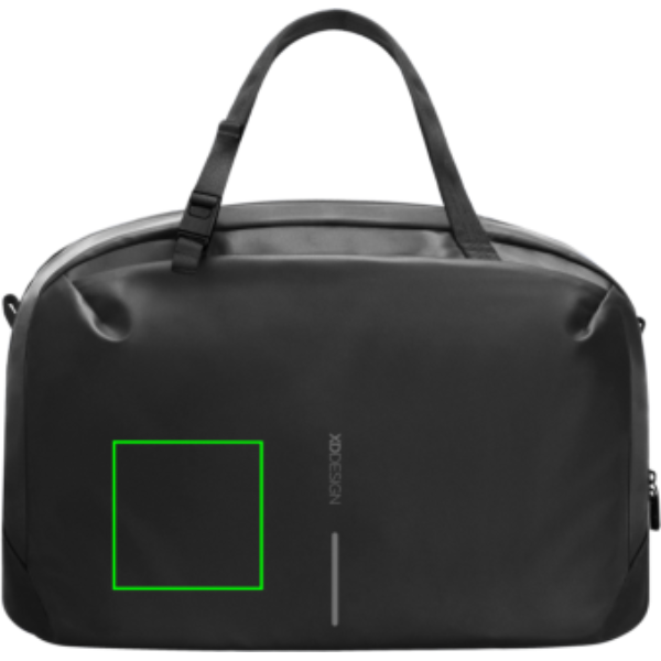 Bolsa fin de semana Urban resistente al agua - Bolsas- Bolsos personalizados - Mochilas corporativas personalizadas - Tecnica Transferencia digital - Zona parte frontal e izquierda del artículo