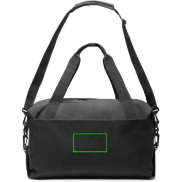 Bolsa de fin de semana KENTO URBAN nailon reciclado RCS - Bolsas y Bolsos personalizados - Mochilas corporativas personalizadas - Tecnica Bordado - Zona parte frontal del artículo