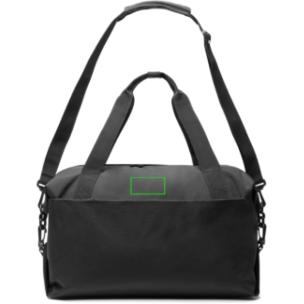 Bolsa de fin de semana KENTO URBAN nailon reciclado RCS - Bolsas y Bolsos personalizados - Mochilas corporativas personalizadas - Tecnica Serigrafía por Transferencia - Zona parte frontal/alta del artículo