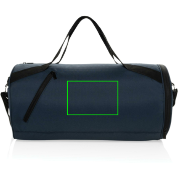 parte frontal del artículo - Bolsa de deporte Aware™ RPET True - Mochilas corporativas personalizadas