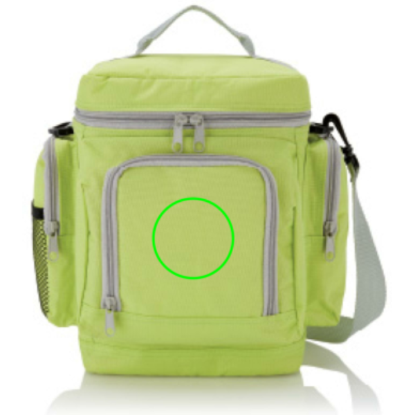 Nevera de viaje Deluxe - Viaje - Mochilas corporativas personalizadas - Tecnica Bordado - Zona parte frontal del artículo