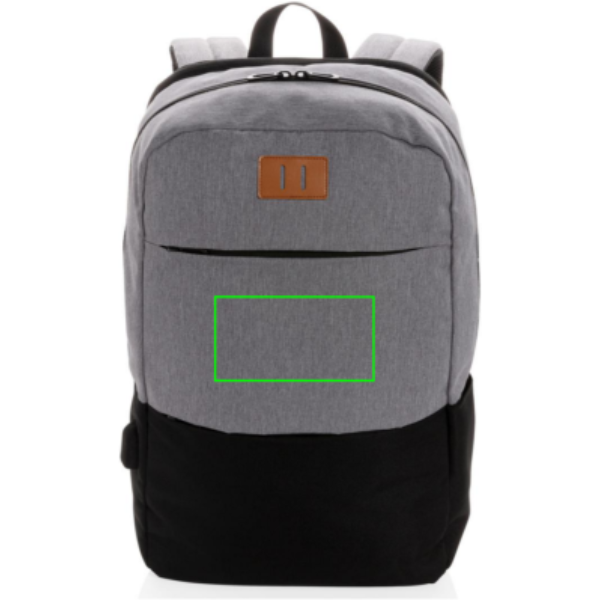 parte frontal en medio