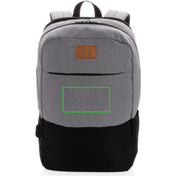 parte frontal en medio