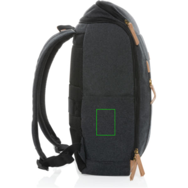 Mochila ordenador 15¨ AWARE™ - Mochilas personalizadas - Mochilas corporativas personalizadas - Tecnica Transferencia digital - Zona parte izquierda abajo