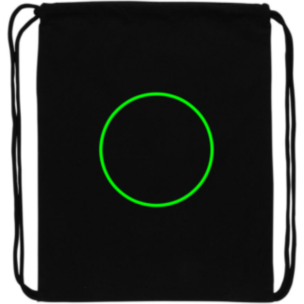 Mochila de algodón reciclado 145gr Impact AWARE™ - Viaje - Mochilas corporativas personalizadas - Tecnica Bordado - Zona parte frontal del artículo