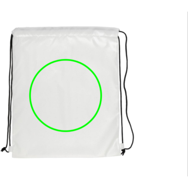 Bolsa RPET 190T Impact AWARE™ - Viaje - Mochilas corporativas personalizadas - Tecnica Bordado - Zona parte frontal del artículo