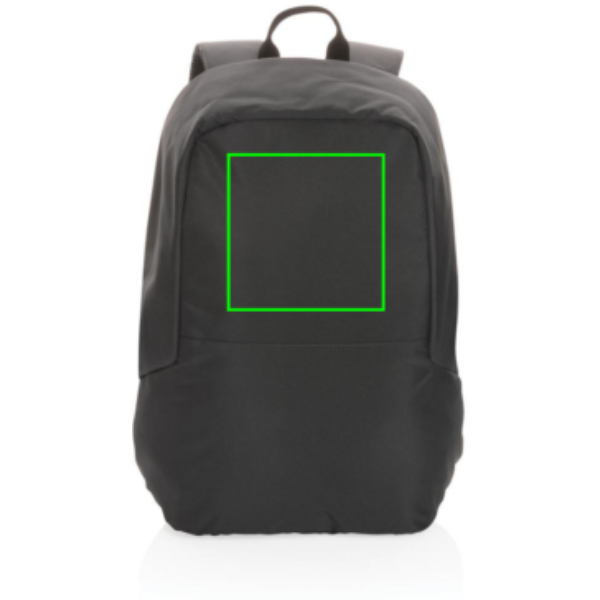 Mochila antirrobo Impact AWARE™ RPET - Mochilas personalizadas - Mochilas corporativas personalizadas - Tecnica Transferencia digital - Zona parte frontal/alta del artículo