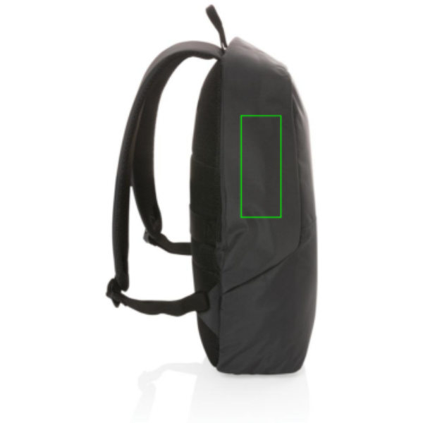 Mochila antirrobo Impact AWARE™ RPET - Mochilas personalizadas - Mochilas corporativas personalizadas - Tecnica Transferencia digital - Zona lado izquierdo del artículo